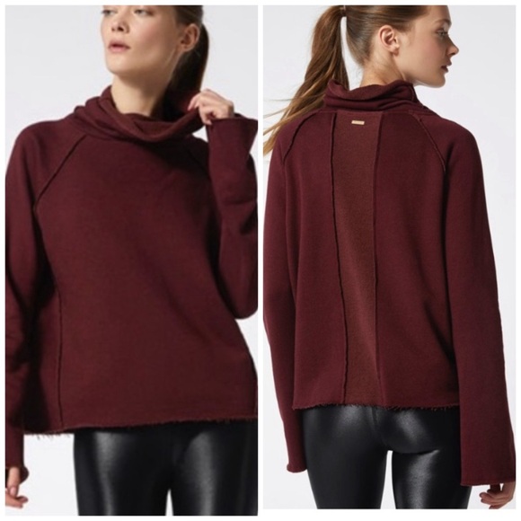 Alala Tops - ALALA- Riki French Terry Cowl Neck Pullover